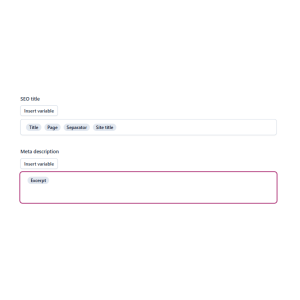 Yoast Meta Tag Settings